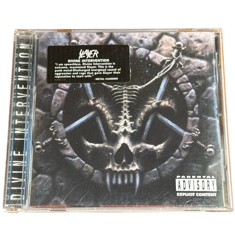 Vintage Slayer Divine Intervention CD (1994) Original Hype Sticker Thrash Metal